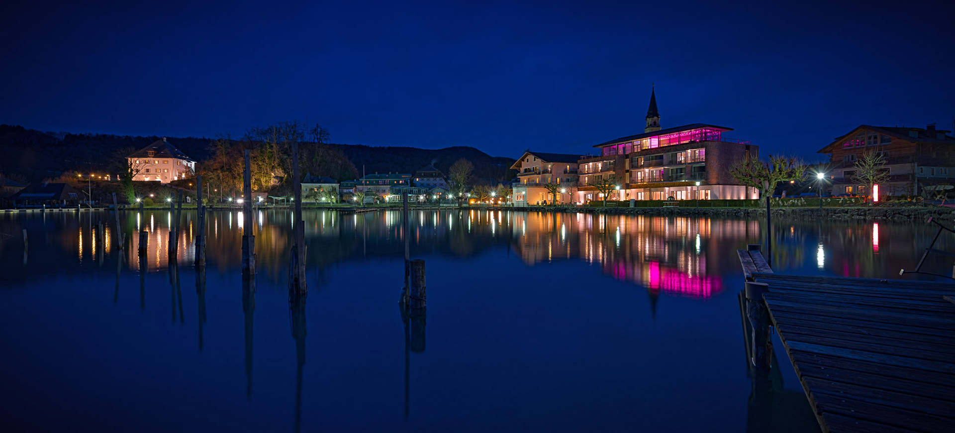 Seewirt Mattsee Winter-Romantik Kuschelhotel Salzburger Seenland